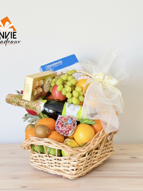 Panier fruit luxe