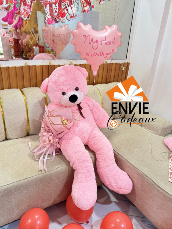 Love rose en peluche