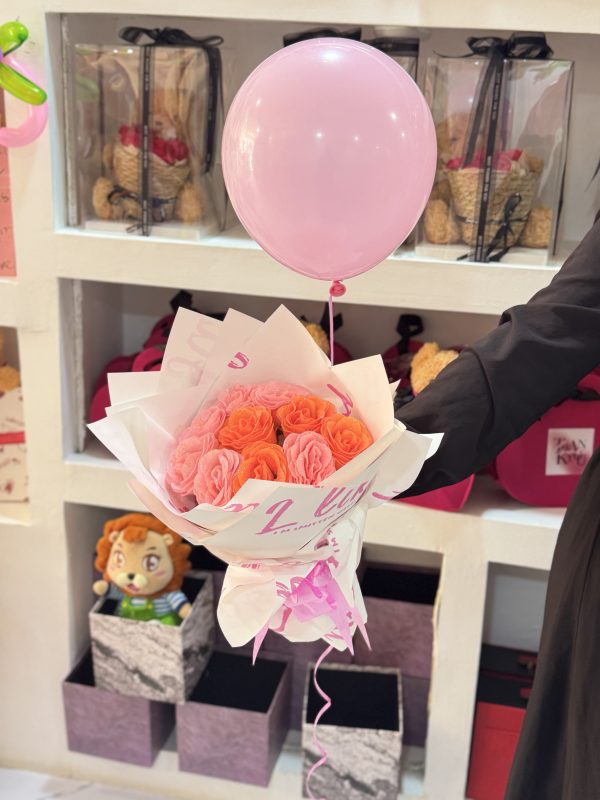 Fleurs à l’hélium