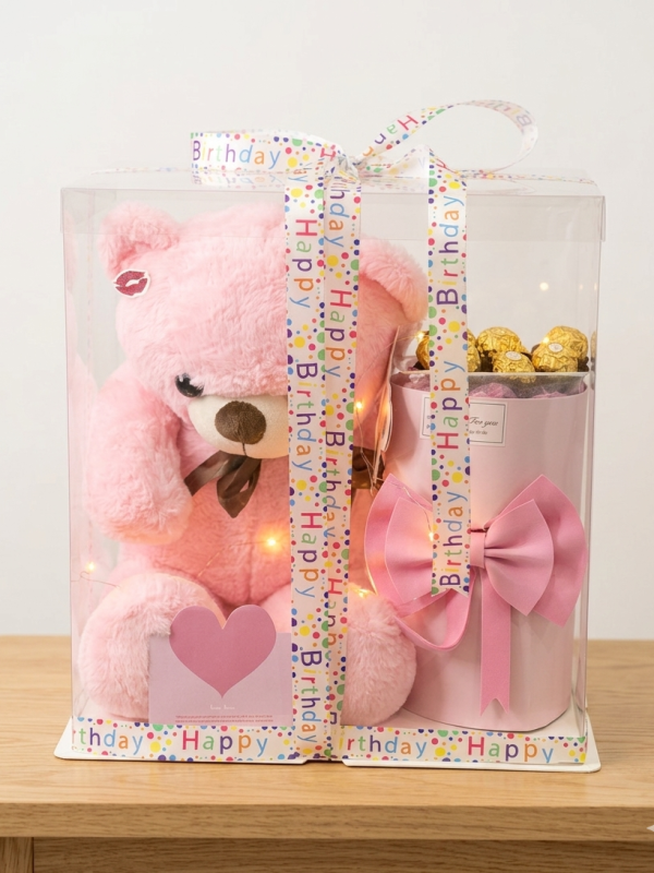 Box glam peluche