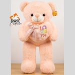 Peluche love rose