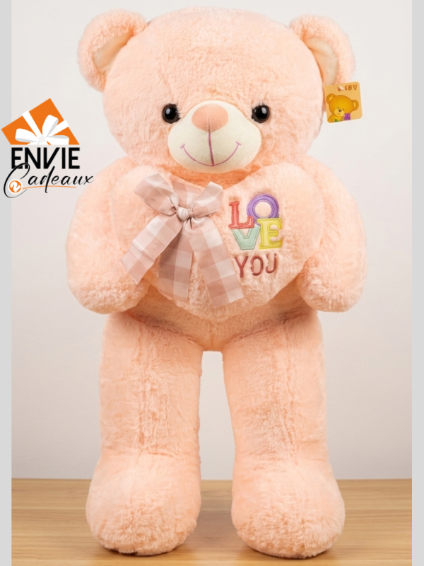 Peluche love rose