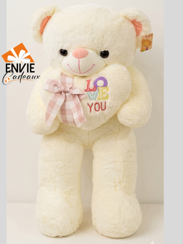 Peluche love beige