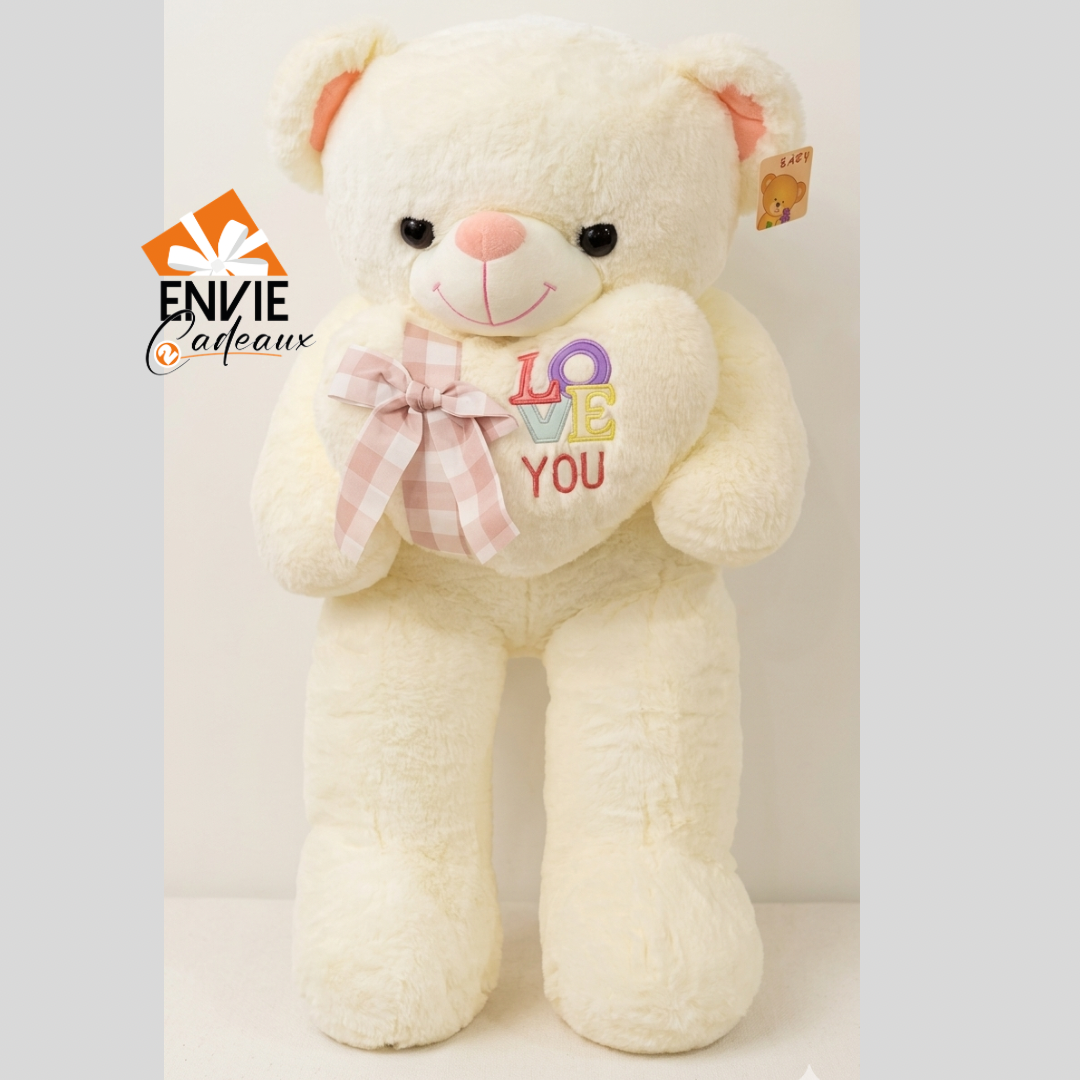 Peluche love beige