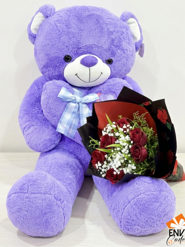 Le Doudou Love violet