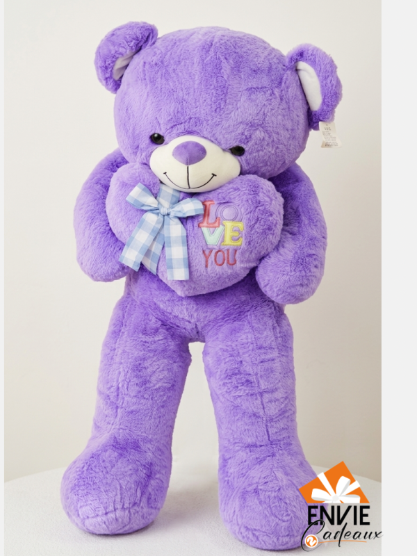 Peluche love violet 1m