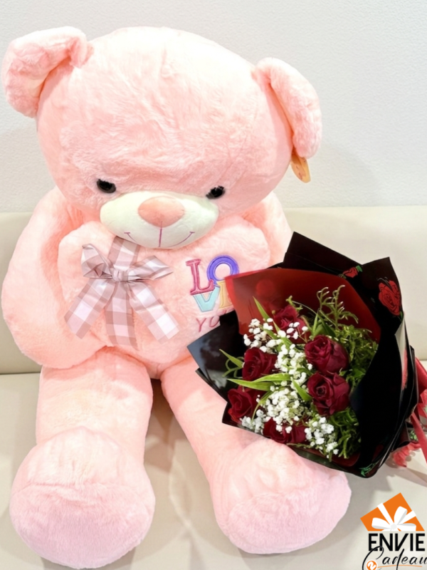 Le Doudou Love Rose
