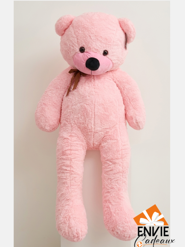 Peluche rose 1m6
